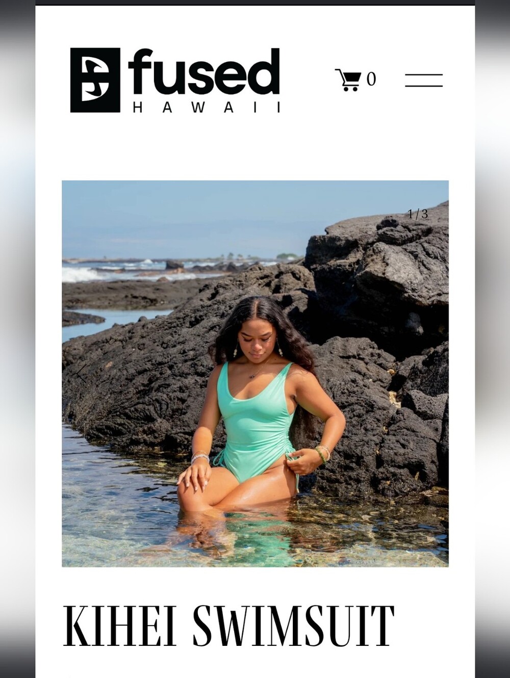 Fused Hawaii One-Piece Swimsuit